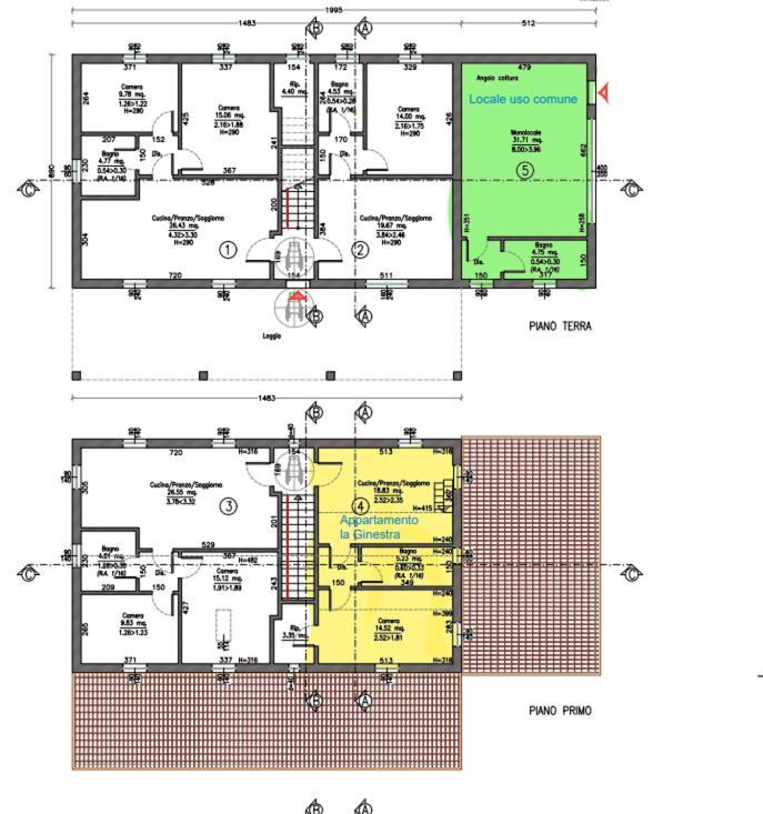 Casal Del Sole - La Ginestra Apartment Montefelcino Ngoại thất bức ảnh